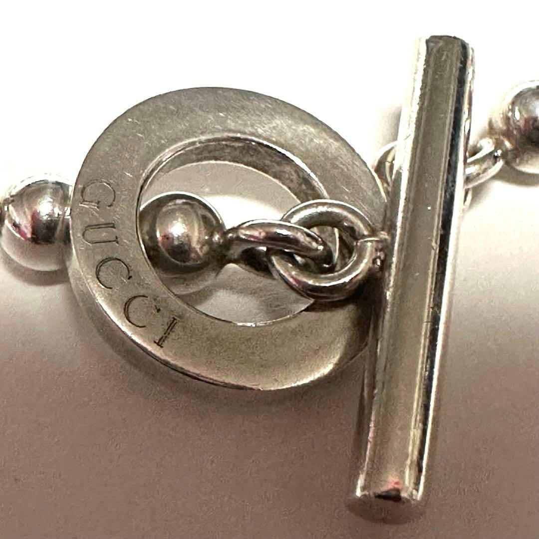 グッチ GUCCI ブレスレット ボールチェーン SV925 シルバー トグル