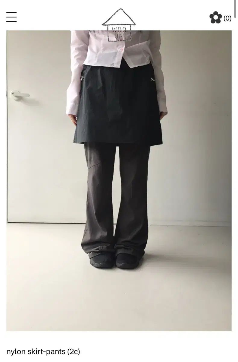 うおん nylon skirt ー pants