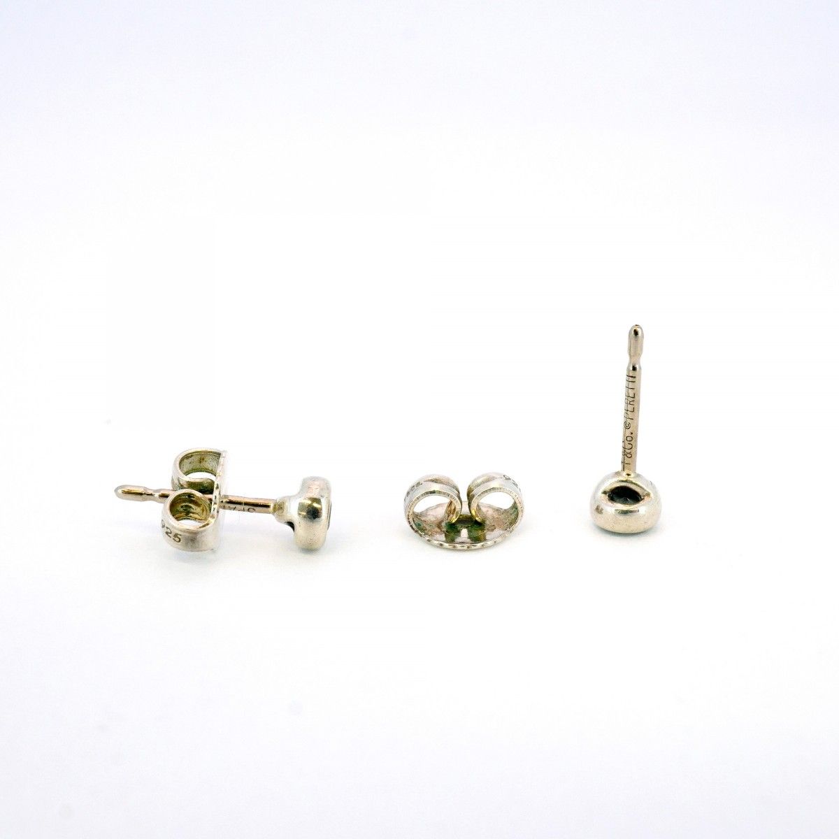 5jhb0707】ティファニー ピアス カラーバイザヤード シルバー925