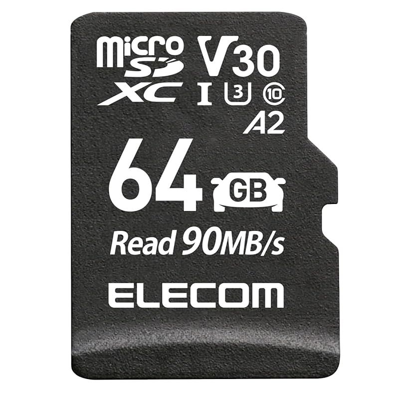 エレコム microSDXCカード 車載用 高耐久 UHS-I 64GB MF-DRMR064GU13 1