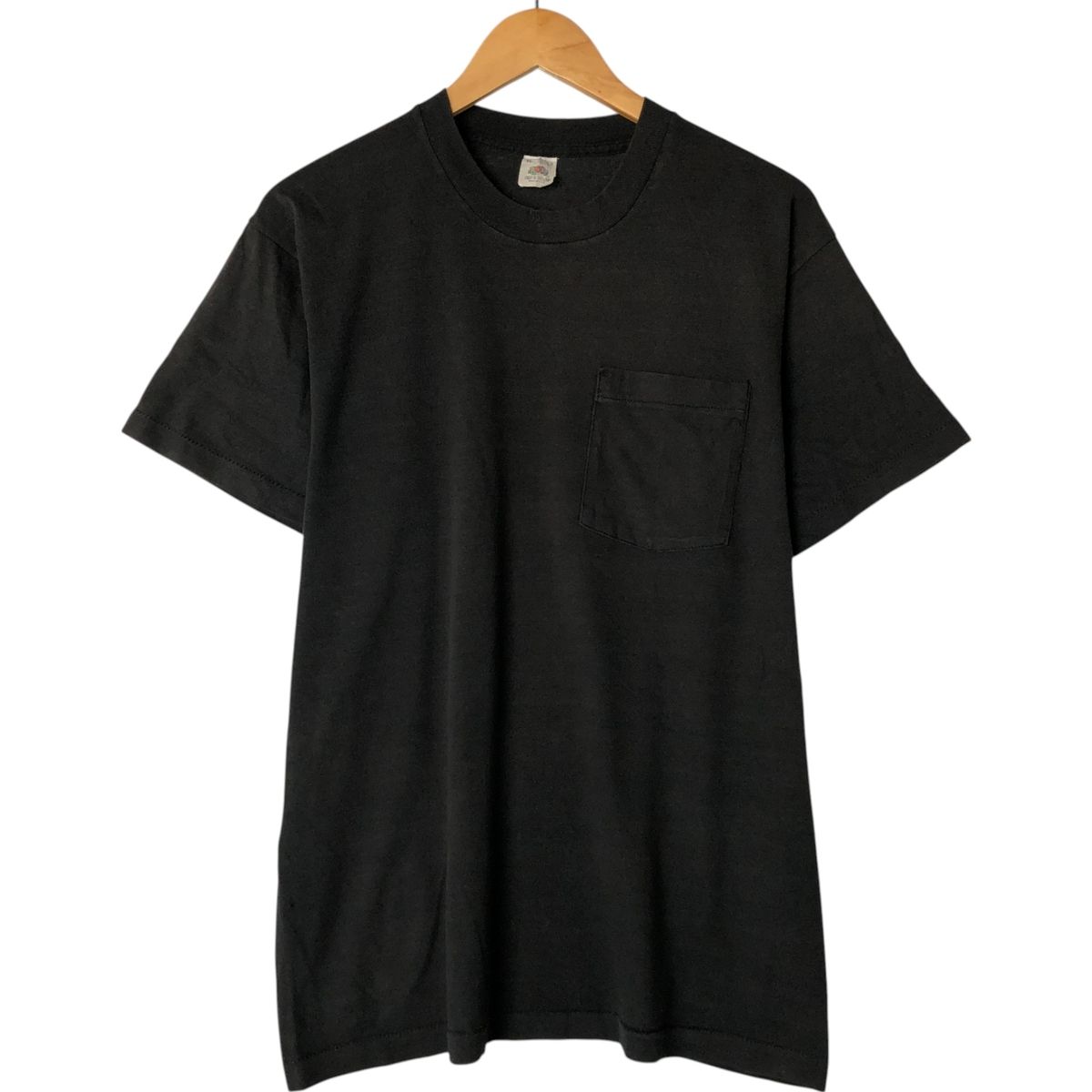 古着 80年代 フルーツオブザルーム FRUIT OF THE LOOM 無地ポケットTシャツ USA製 メンズXL相当 ヴィンテージ/eaa529544