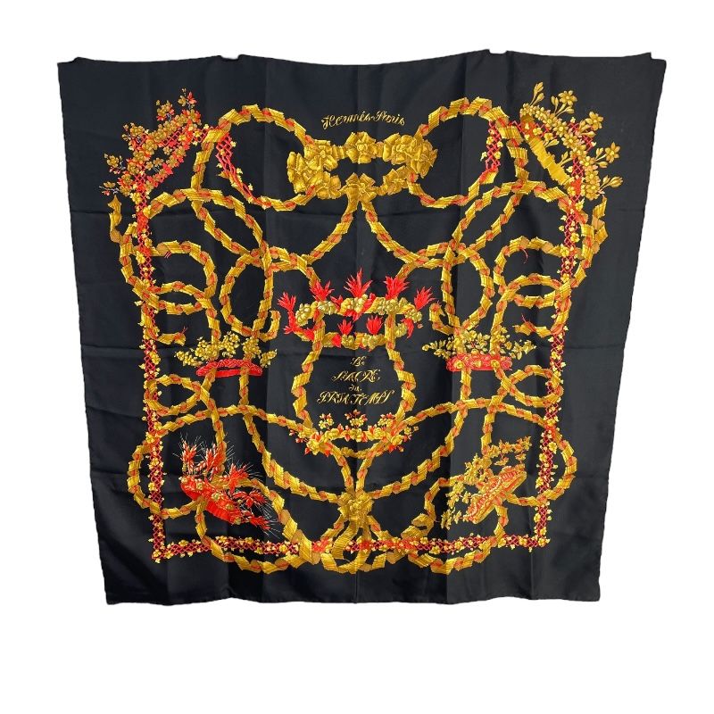 エルメス HERMES カレ90 SACRE du PRINTEMPS マルチ シルク レディース スカーフ
