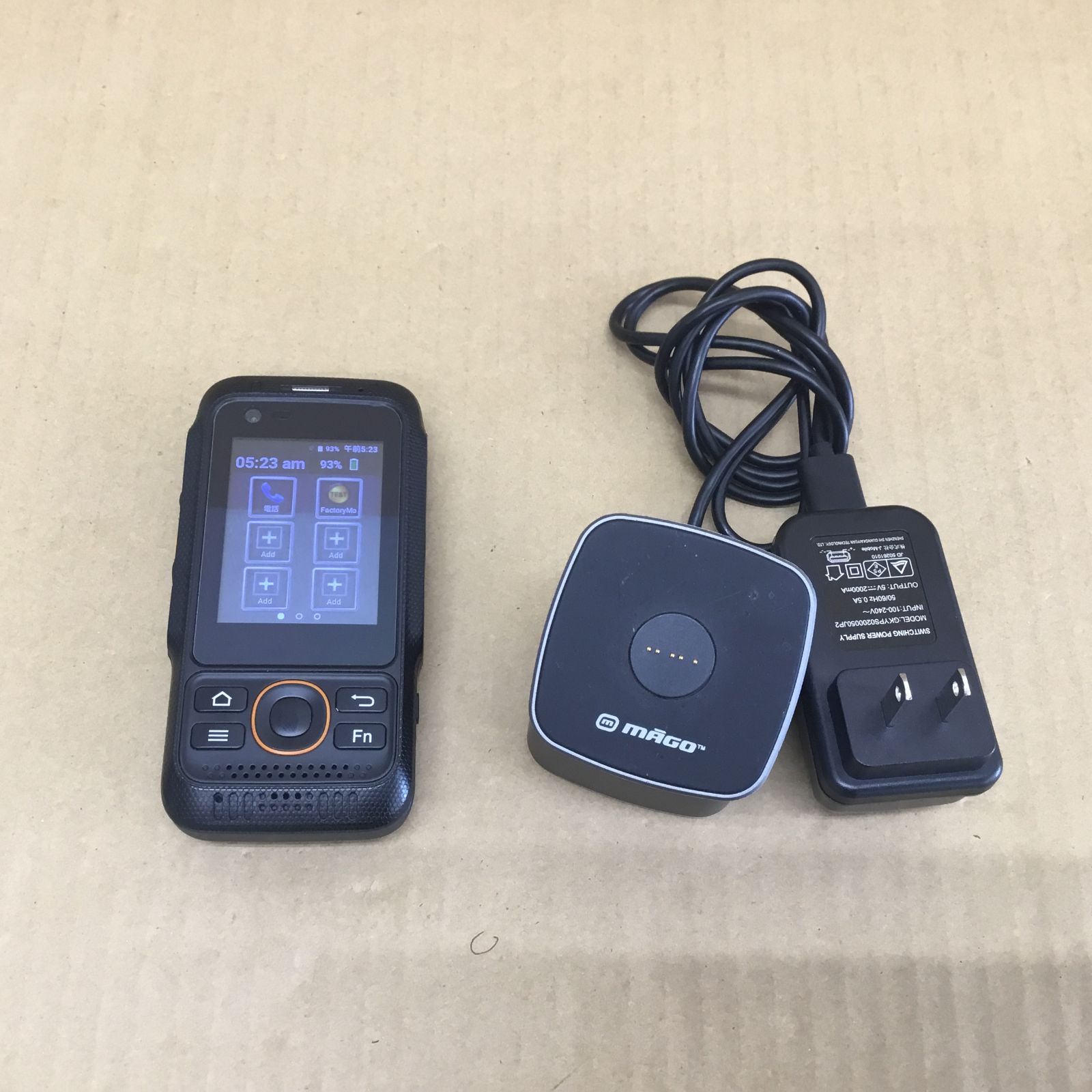 j－MOBILE IP-PTT無線通信(IP無線) IP-PTTA906 充電器