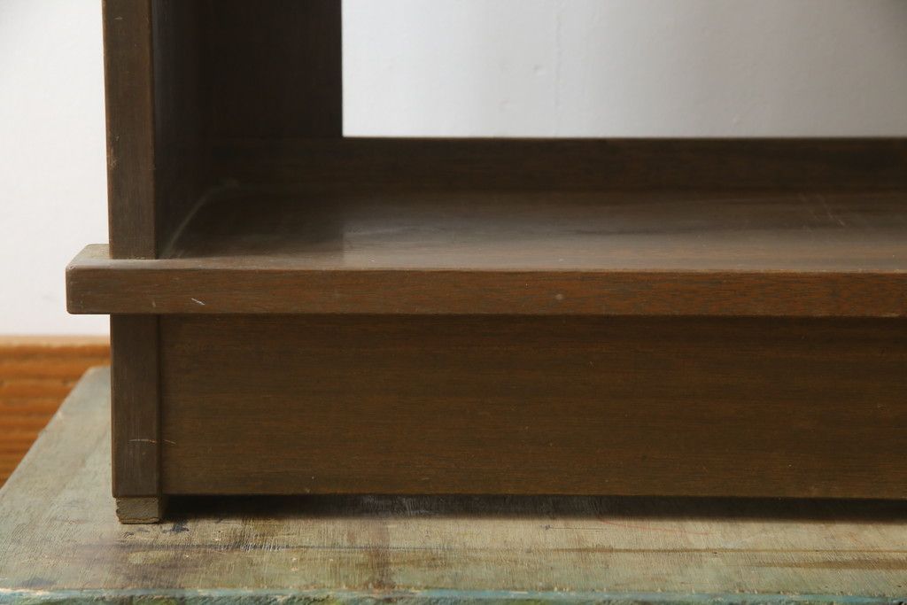 北海道民芸家具 樺材無垢 本棚 天然木 書庫 クラシック ブック