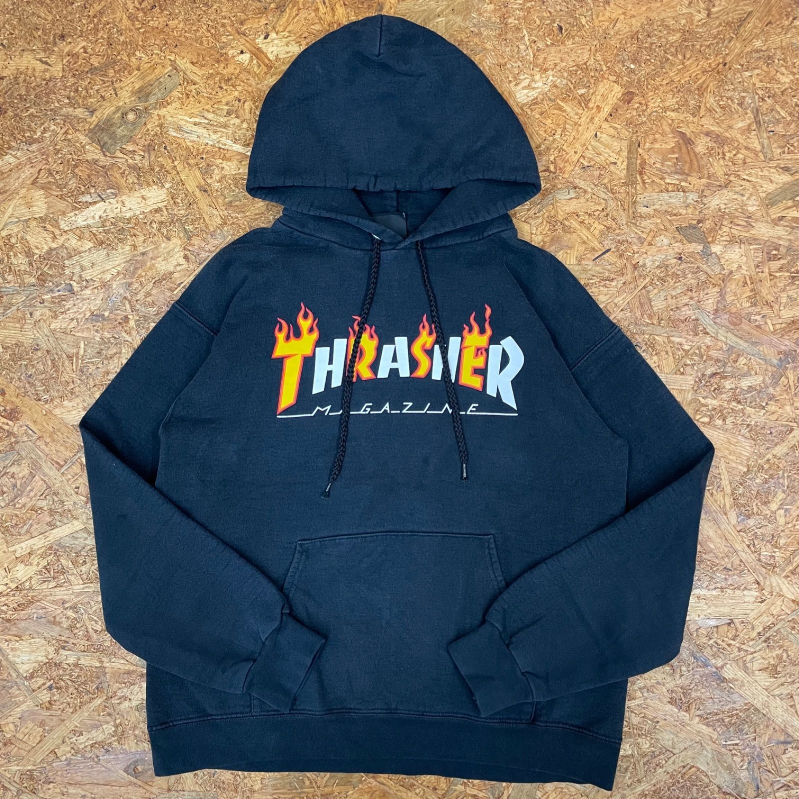 2000年代 スペードタグ THRASHER パーカー S スラッシャー