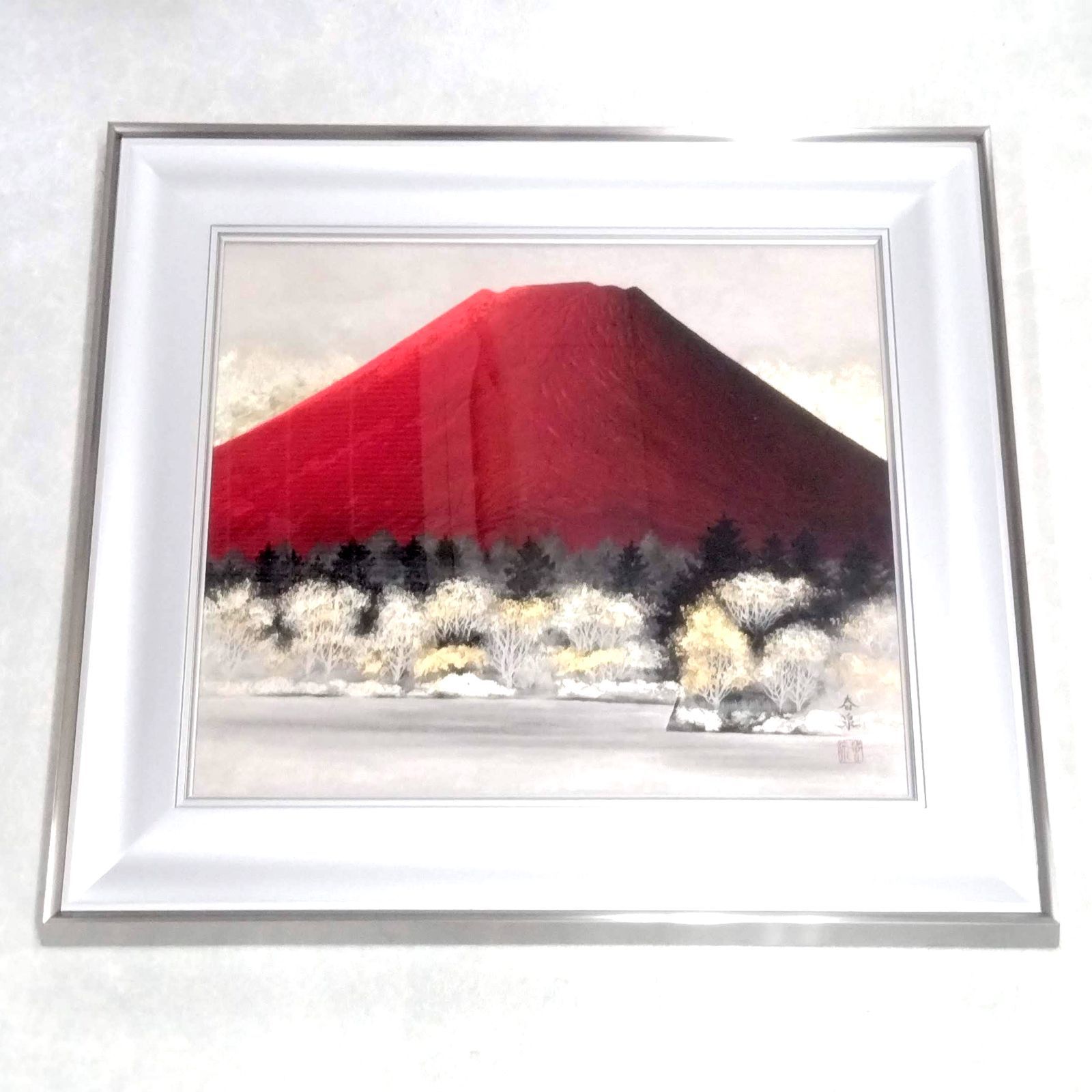 小薗保典 日枝神社 大スギ 絵 絵画 風景画 日本画 小薗保典 日枝神社 大スギ 絵 絵画 風景画 日本画