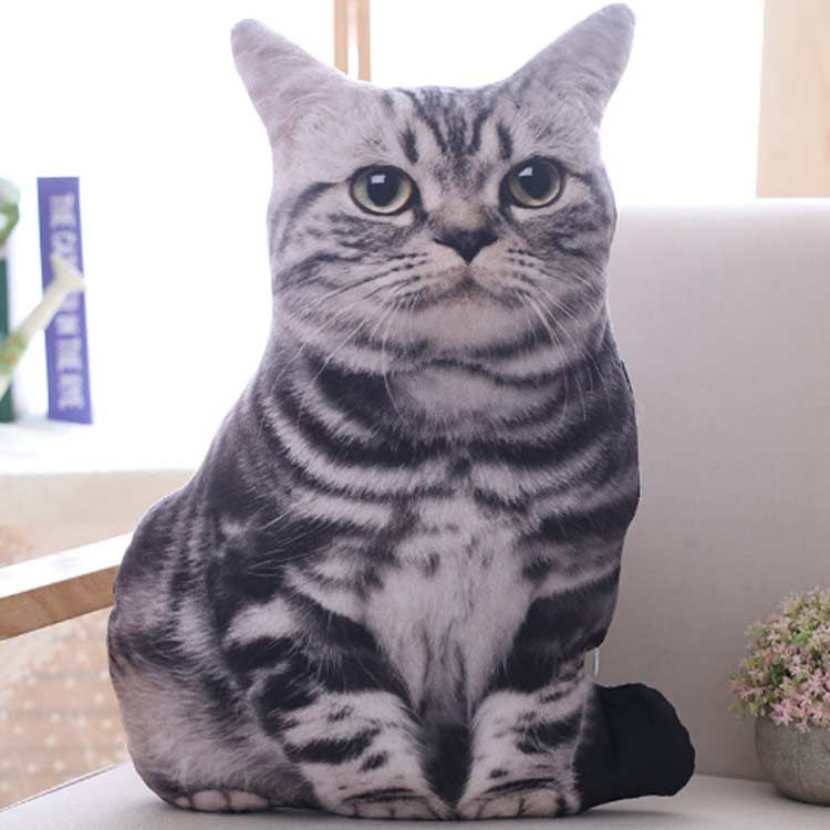 リアルな猫のクッション 猫 抱き枕 猫型 ぬいぐるみ ねこ