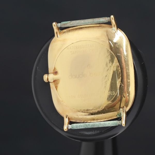 QZ トップのみ CLAUDE BERNARD 28010 ゴールド文字盤 レディース腕時計 