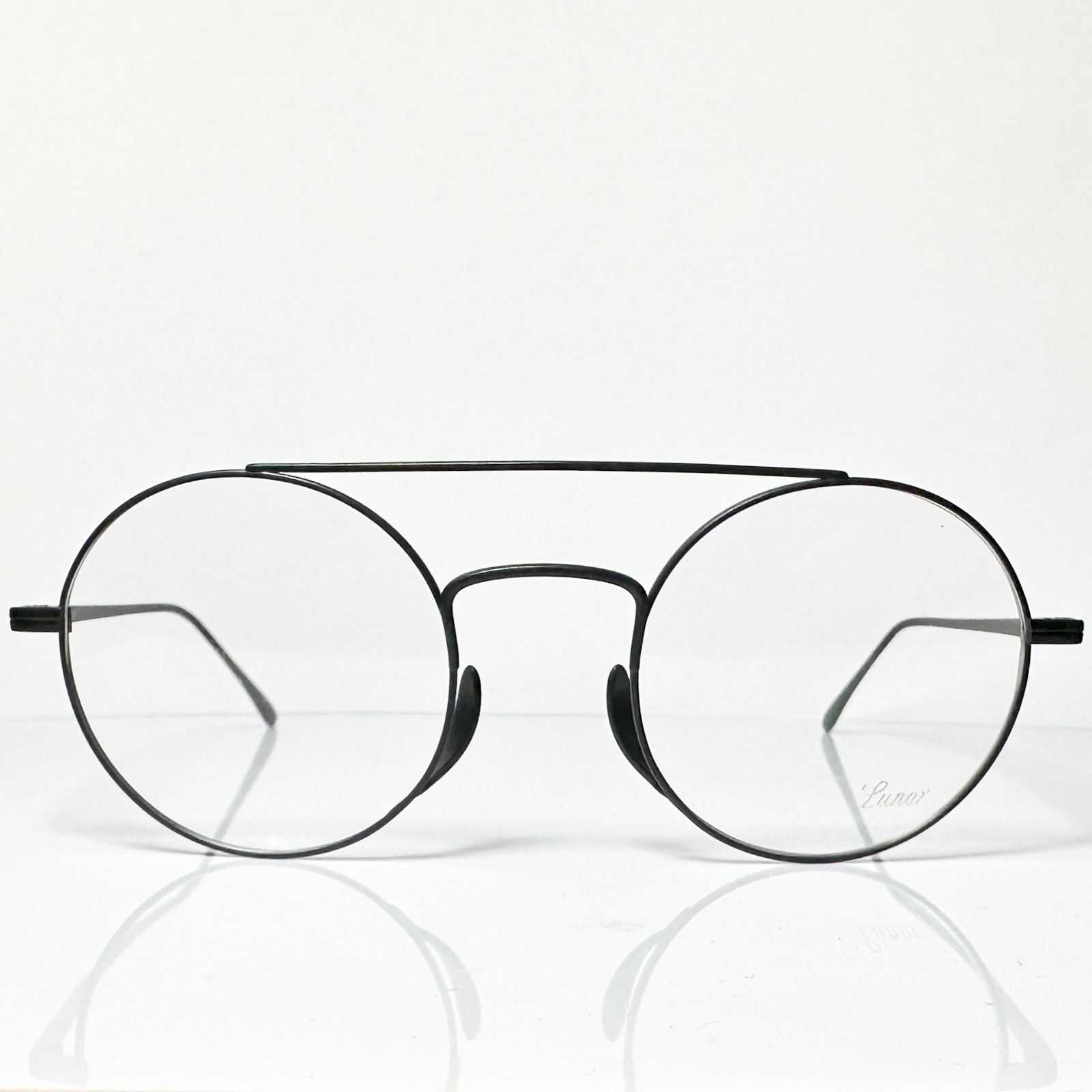 Lunor 未使用品】日本製 ルノア メガネ M13 Col 01 SWS 黒