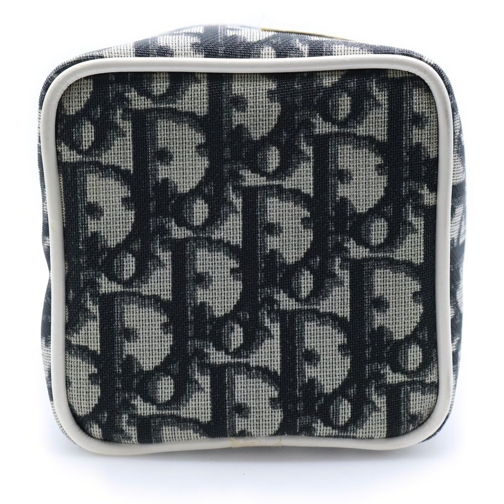 Christian Dior クリスチャンディオール トロッター コスメポーチ 2 バニティ型 メイクポーチ 小物入れ 収納 ブラック×ホワイト