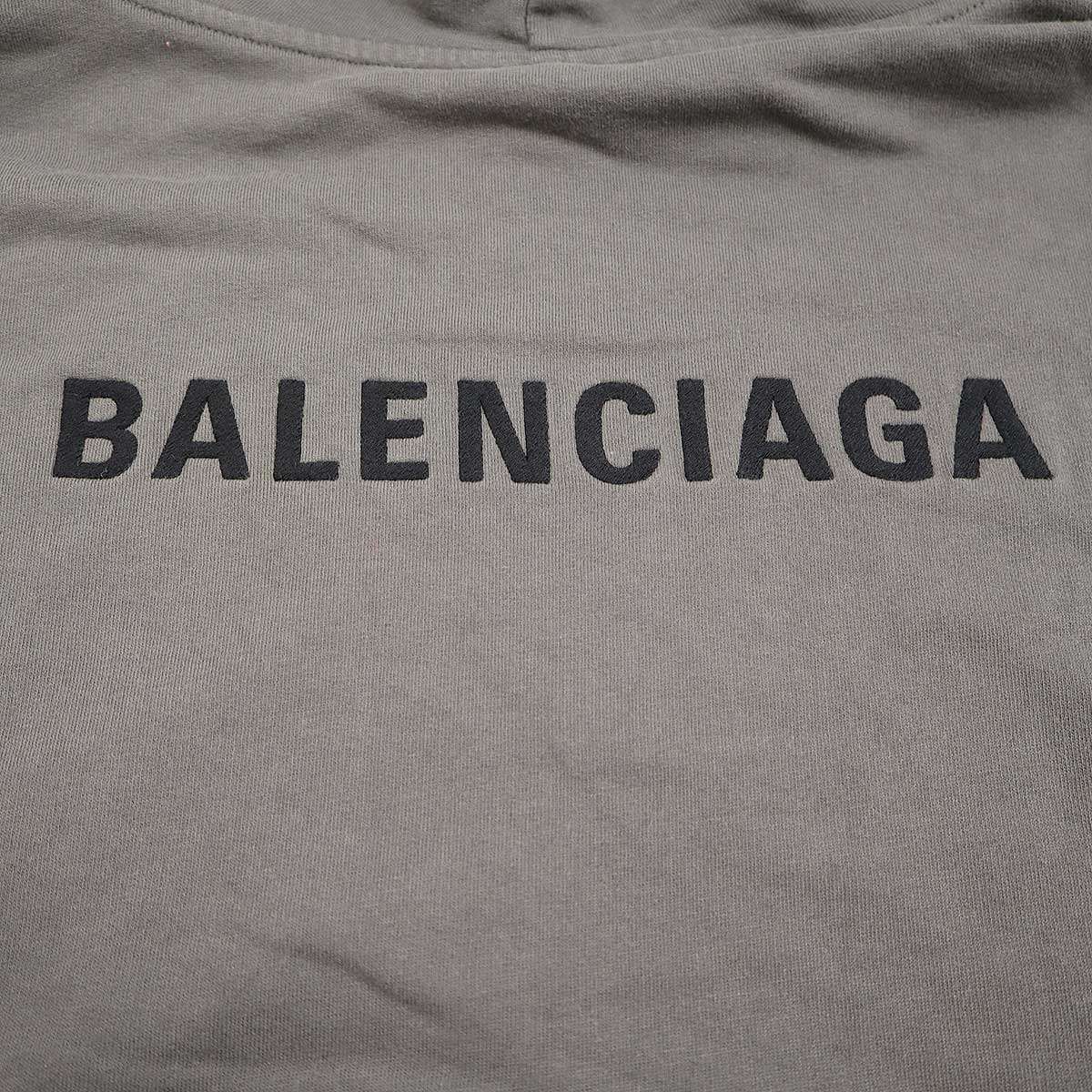BALENCIAGA バレンシアガ Medium Fit ロゴ刺繍プルオーバー