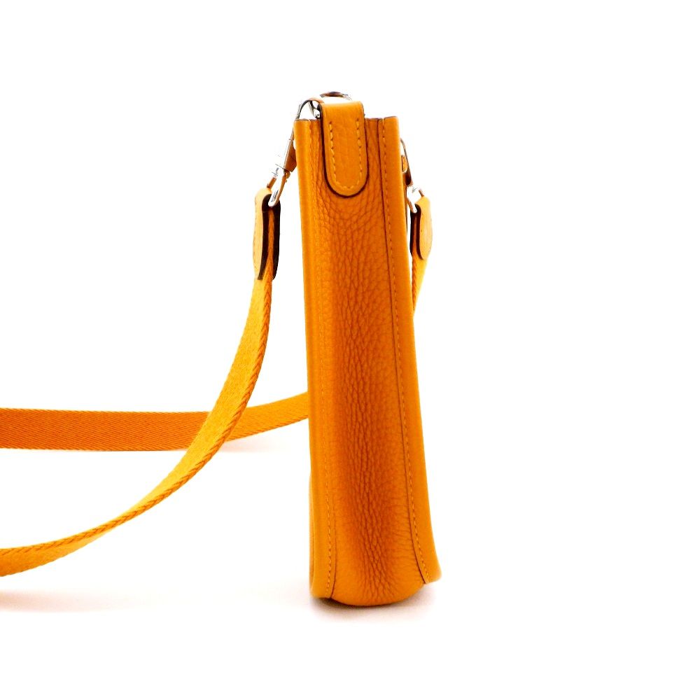 ❤未使用品❤エヴリンTPM オレンジ シルバー金具 エルメス B刻印 エブリン エルメス エヴリン TPM トリヨンクレマンス オレンジ シルバー
