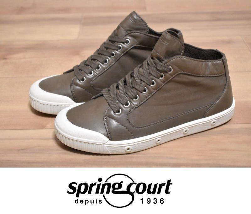 新品 spring court スプリングコート M2 Leather Lambskin レザースニーカー 42 27cm