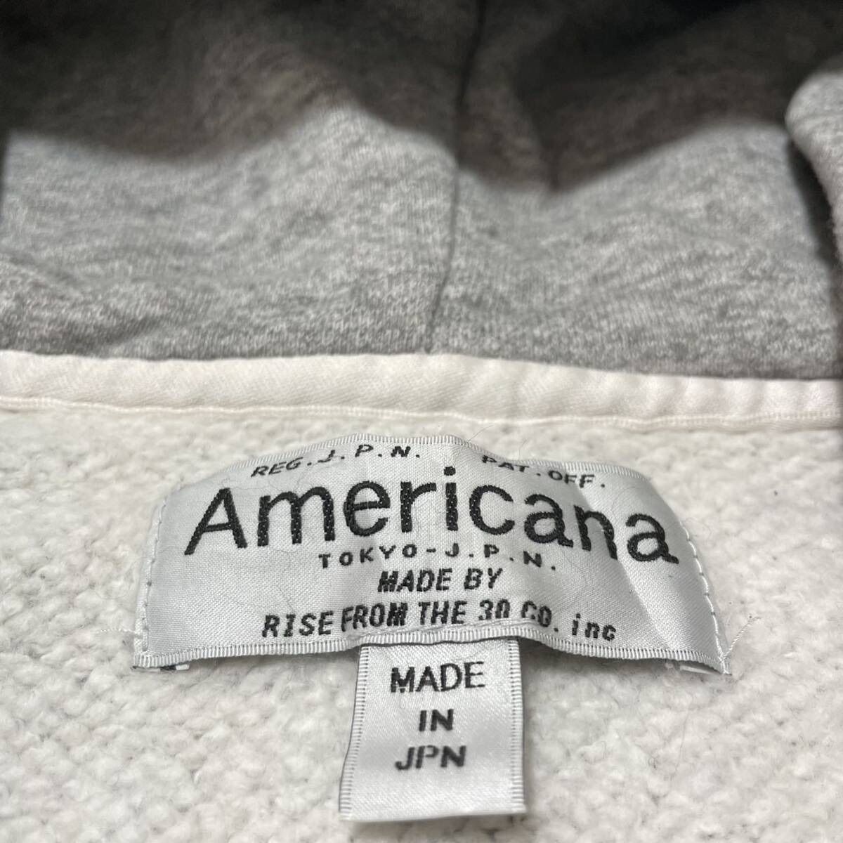 Americana アメリカーナ sweat hoodie スウェットパーカー ダブル 
