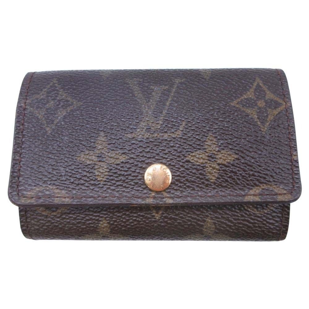 LOUIS VUITTON ルイヴィトン M62630 モノグラム ミュルティクレ 6 キーケース 6連 鍵入れ 小物 茶 ブラウン メンズ レディース 古着