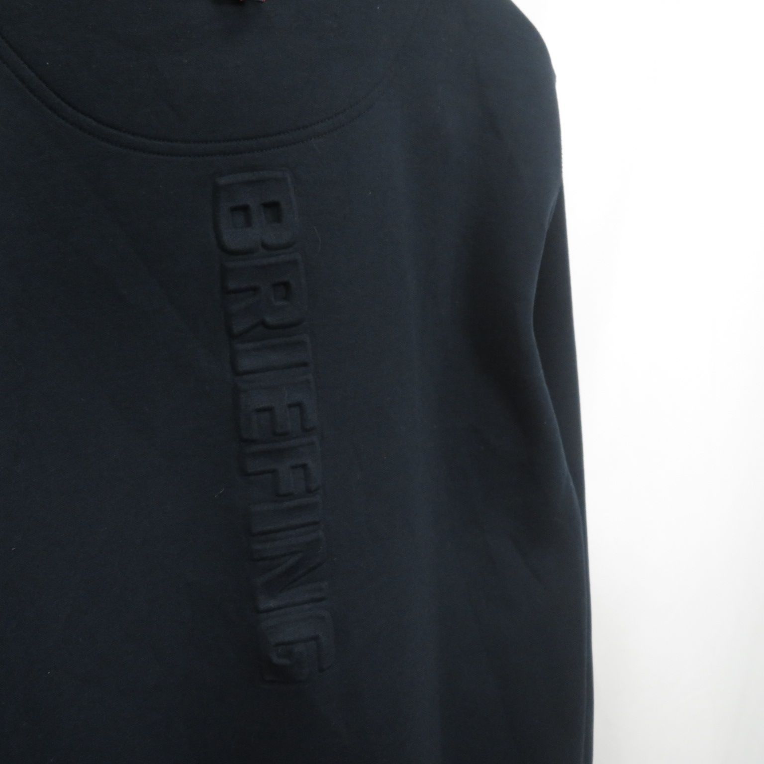 新品【BRIEFING ブリーフィング】3Dロゴ クルーネック トレーナー S MEN'S MINI 3D LOGO CREWNECK（メンズミニ3Dロゴグルーネック