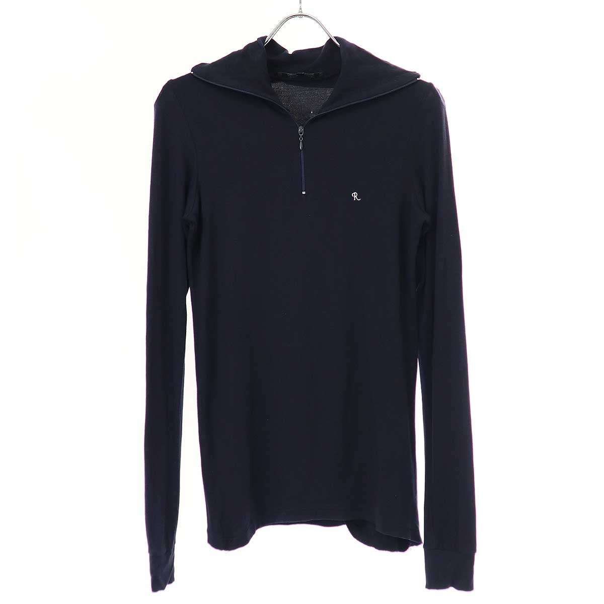 RAF SIMONS ラフシモンズ 2004AW R刺繍 ハーフジップジャージー