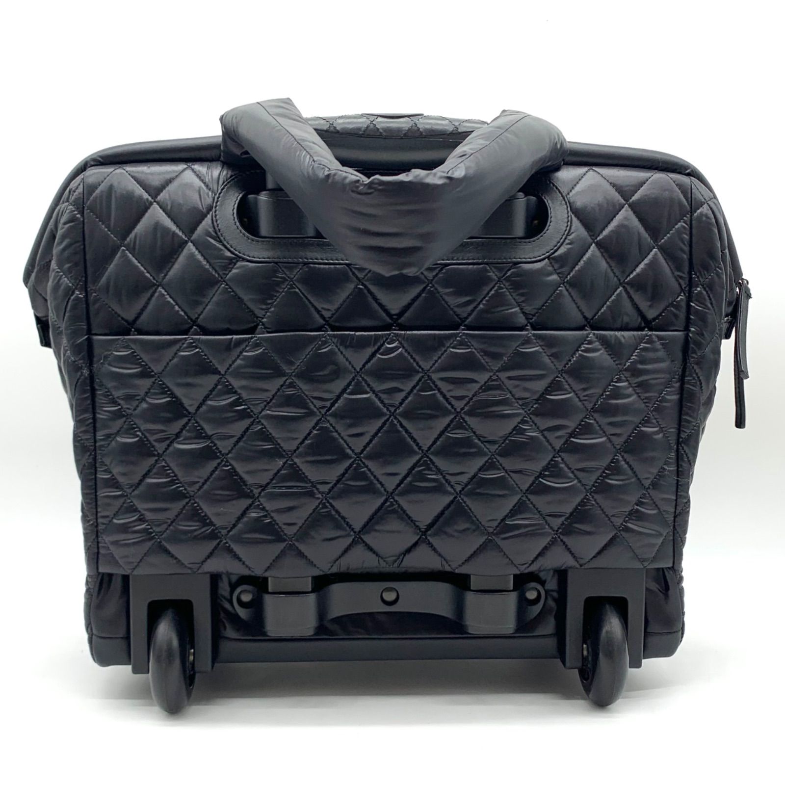 CHANEL シャネル　ブラック　ケース お買い得】CHANEL 2輪キャリーバッグ COCO COCOON ブラック 美品