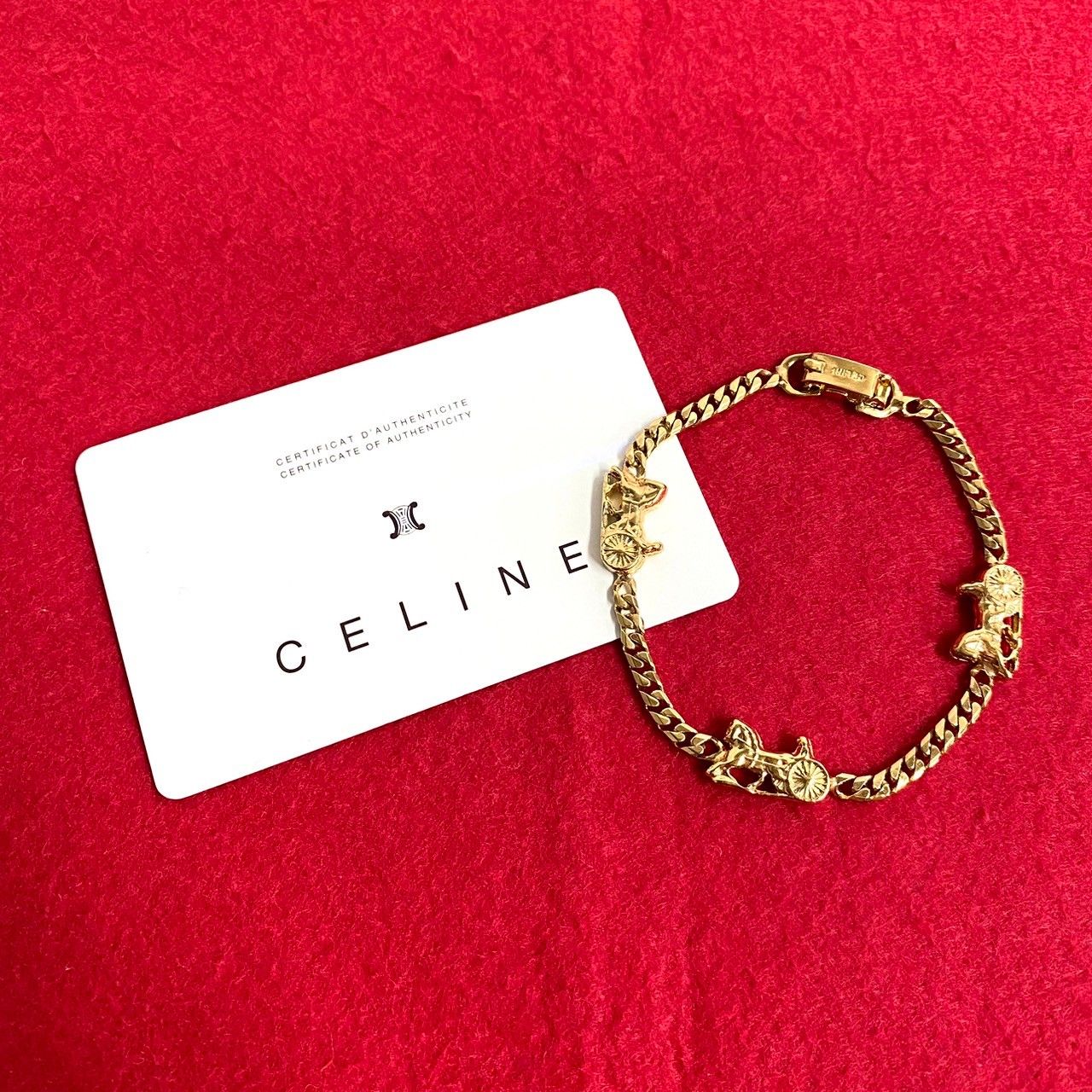 ほぼ未使用 希少品 CELINE セリーヌ ヴィンテージ サルキー GP 喜平 