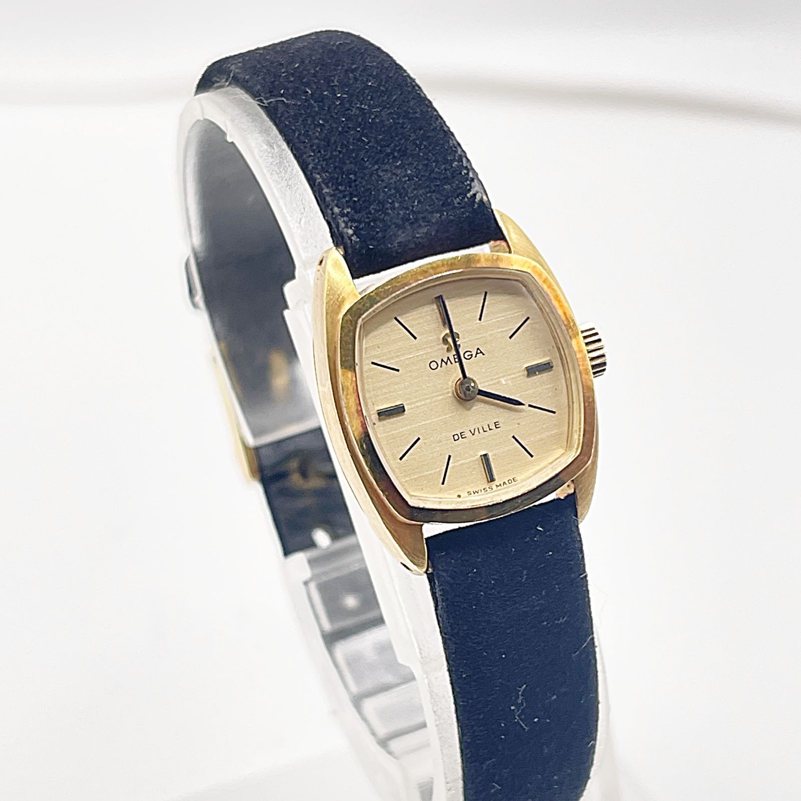 稼動 OMEGA オメガ DeVille デヴィル レディース 手巻き時計 GP 
