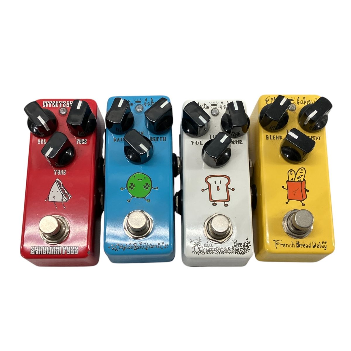 エフェクツベーカリー中古エフェクター4点セット Effects Bakery French Bread Delay エフェクター 4点セット