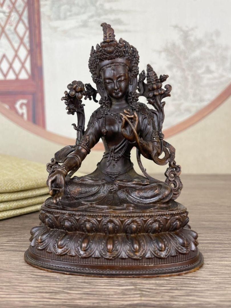 地蔵 菩薩 観音彩衣仏像 銅製 仏像 彫刻  開運 風水  置物 地蔵 菩薩 観音 銅製 仏像 彫刻 置物 開運 風水 - メルカリ