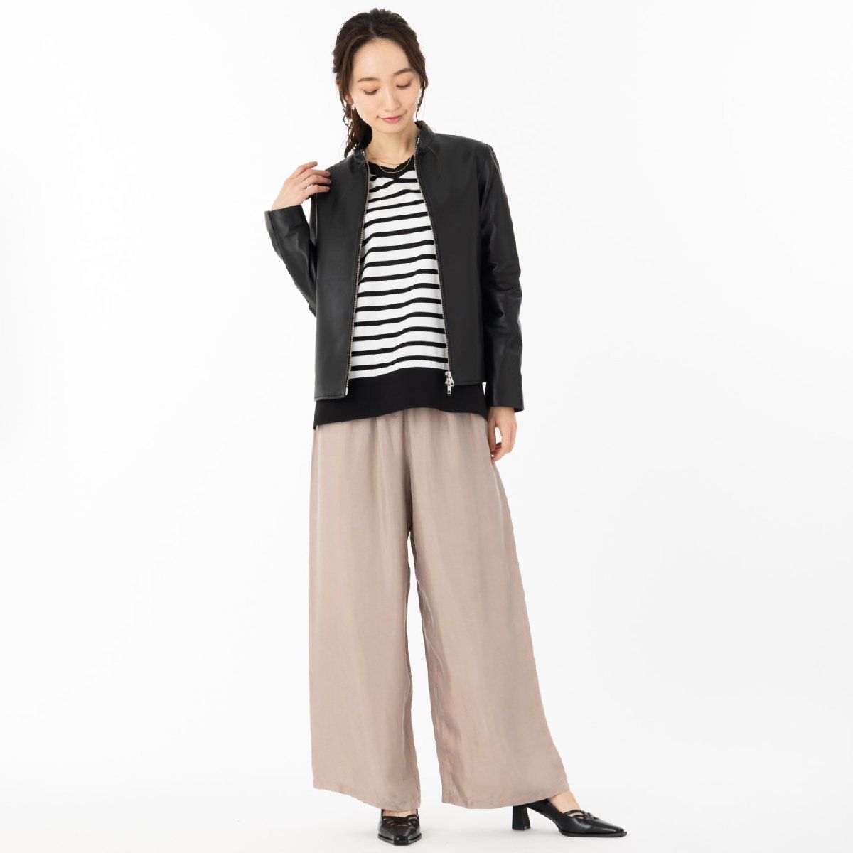 MOTOMACHI Zelal 元町ゼラール 羊革 ソフトラムレザー ジャケット