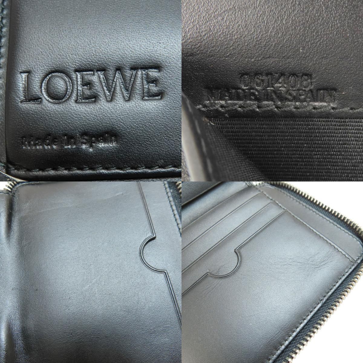 LOEWE ロエベ リピートアナグラム柄 コンパクトジップウォレット 二