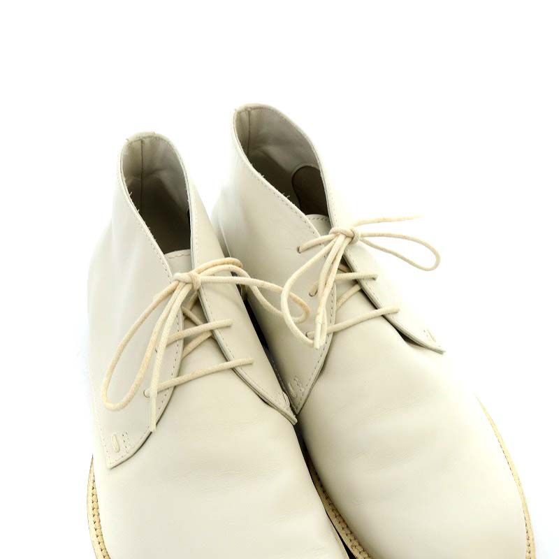 ジルサンダー JIL SANDER チャッカブーツ レースアップ レザー 40 25cm