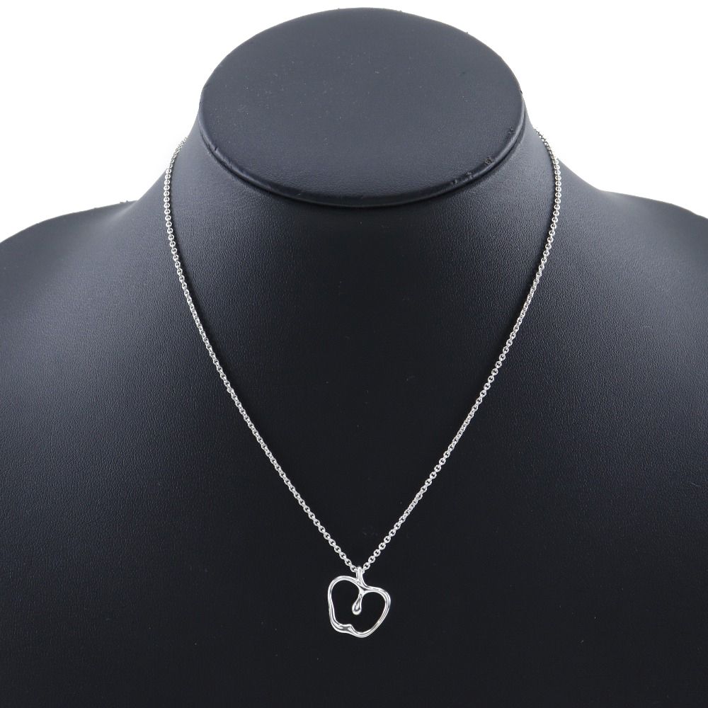 美品　ティファニー　アップル　ペレッティ　シルバー925 ネックレス　ロゴ TIFFANY&Co.】ティファニー アップル エルサ・ペレッティ