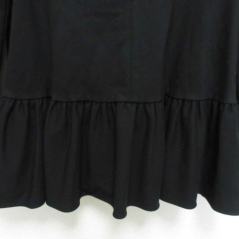 yori◆ブラウス/36/レーヨン/WHT/無地/YR2121-115AW-2/21AW/ぬくぬくヘムフリル yori(ヨリ) / ブラウス/36/レーヨン/WHT/無地/YR2121-115AW-2