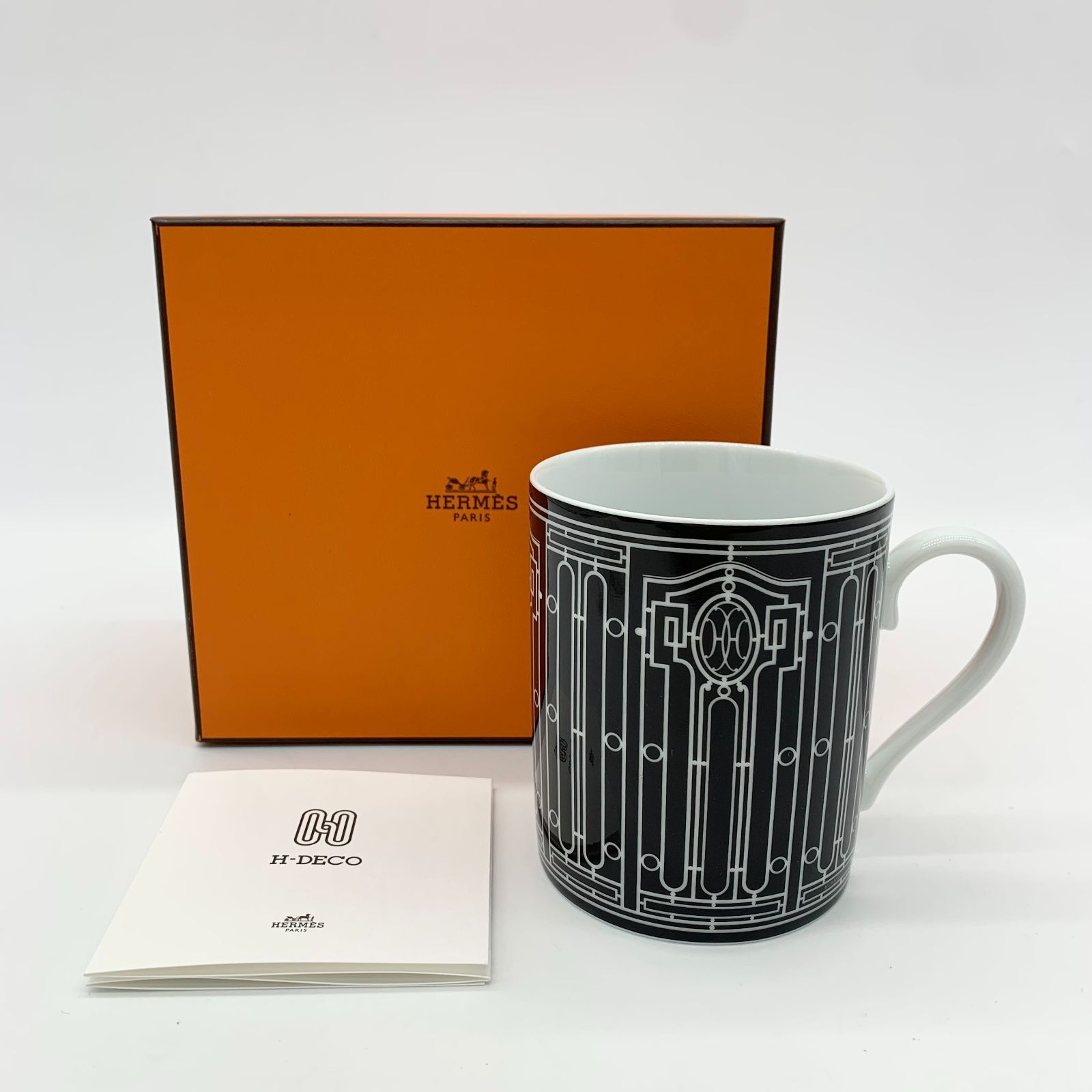 新品未使用 HERMES エルメス アッシュデコ マグカップ-