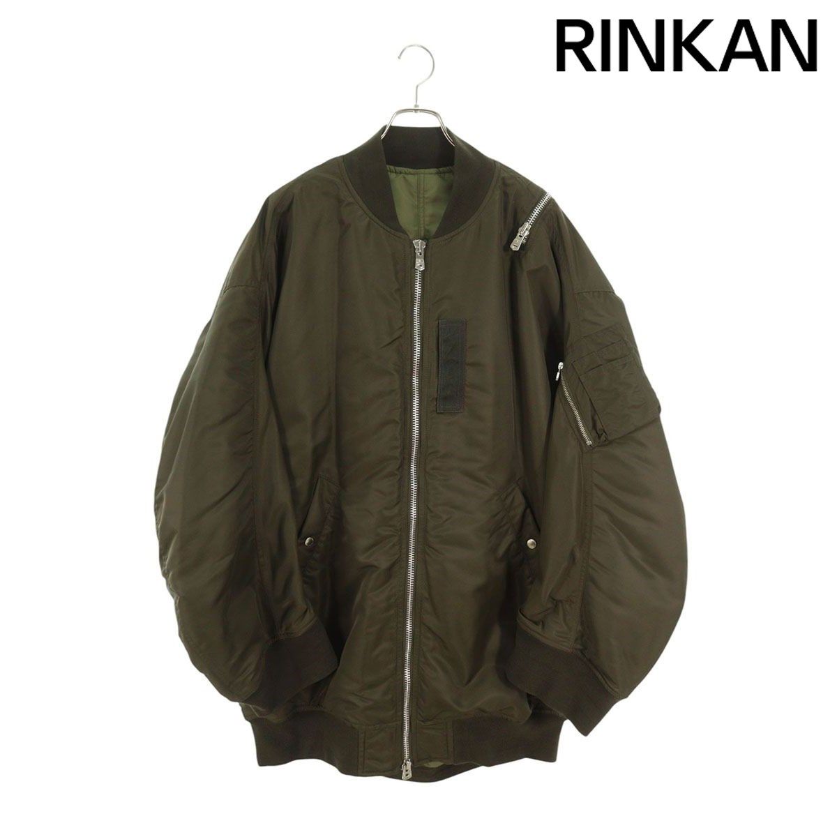 タカヒロミヤシタザソロイスト  22AW  sj.0014AW22 ダブルジップバルーンシェイプドボンバーブルゾン メンズ 48 【2/27～3/18 タイムセール】
