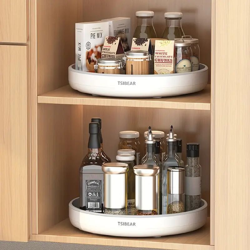 interDesign 食品 調味料 収納 ターンテーブル 多機能キッチン