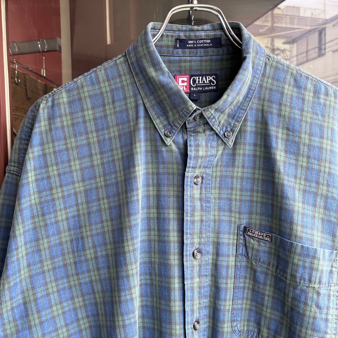 90〜00s CHAPS Ralph Lauren ブラックウォッチ チェックシャツ