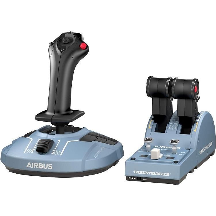 Thrustmaster スラストマスター TCA Officer Pack Airbus Edition サイドスティック スロットルクアドラント フライトステ