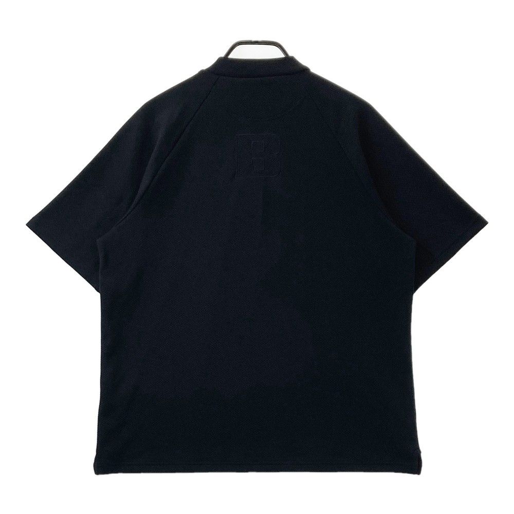 美品　ブリーフィング　ゴルフ　メンズモックネック　Mサイズ　半袖　ネイビー BRIEFING GOLF ブリーフィング ゴルフ モックシャツ メンズ