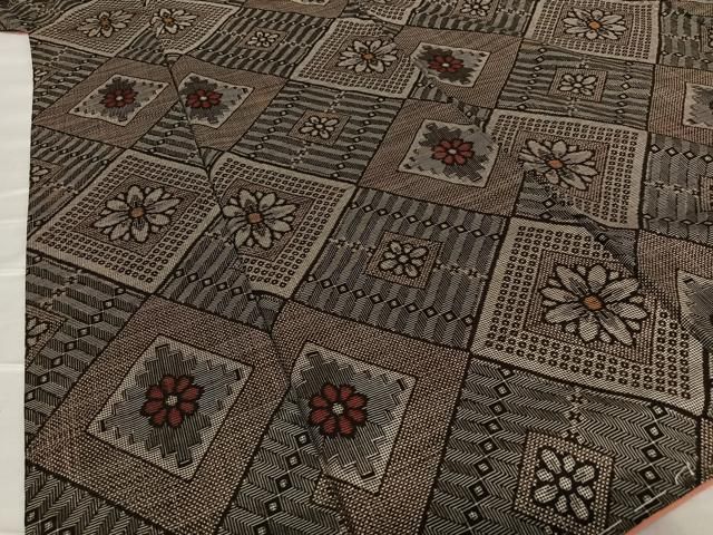 平和屋着物○本場大島紬 龍郷絣 花菱文 正絹 逸品 AAAU8398zg - メルカリ 