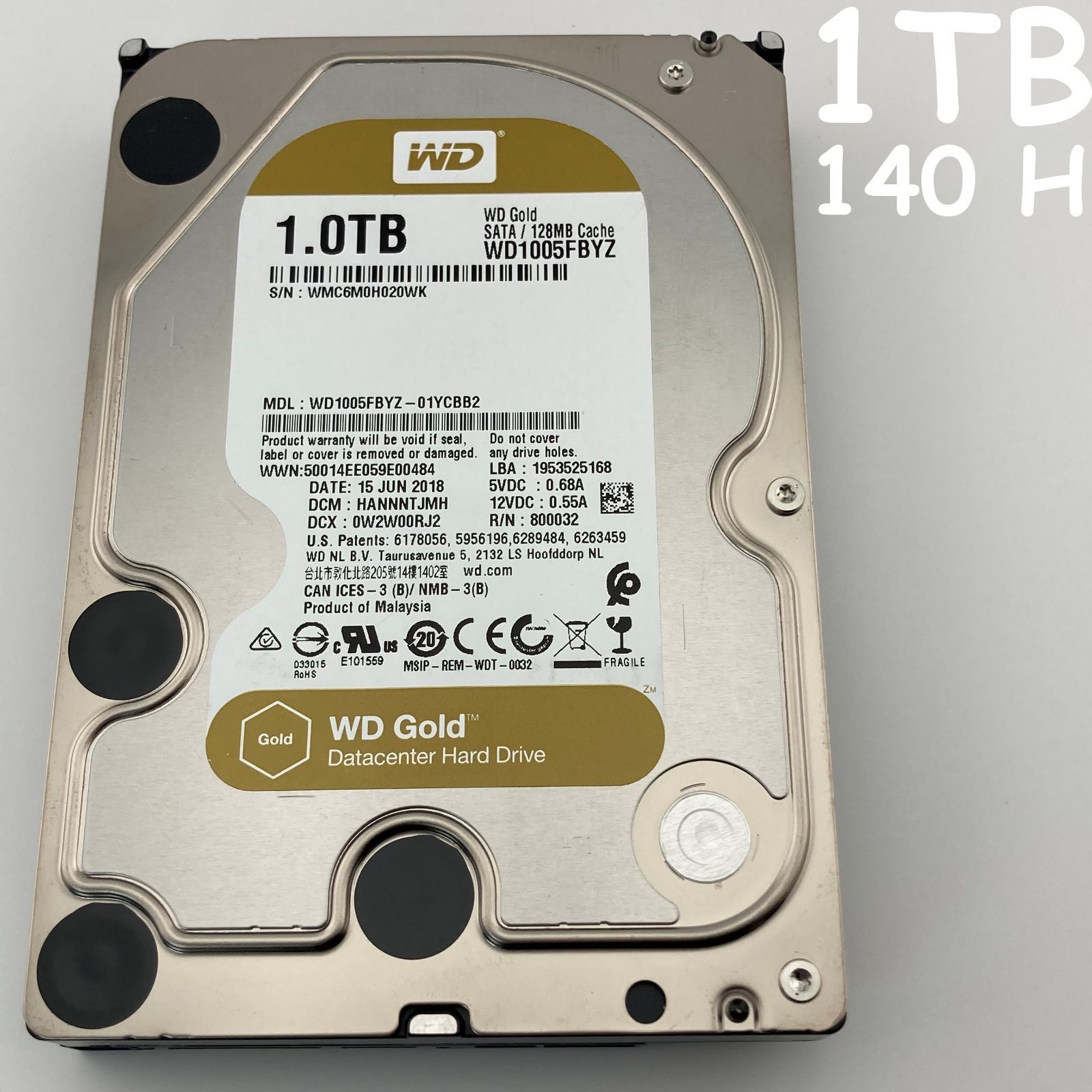 Western Digital Gold 1TB 3.5