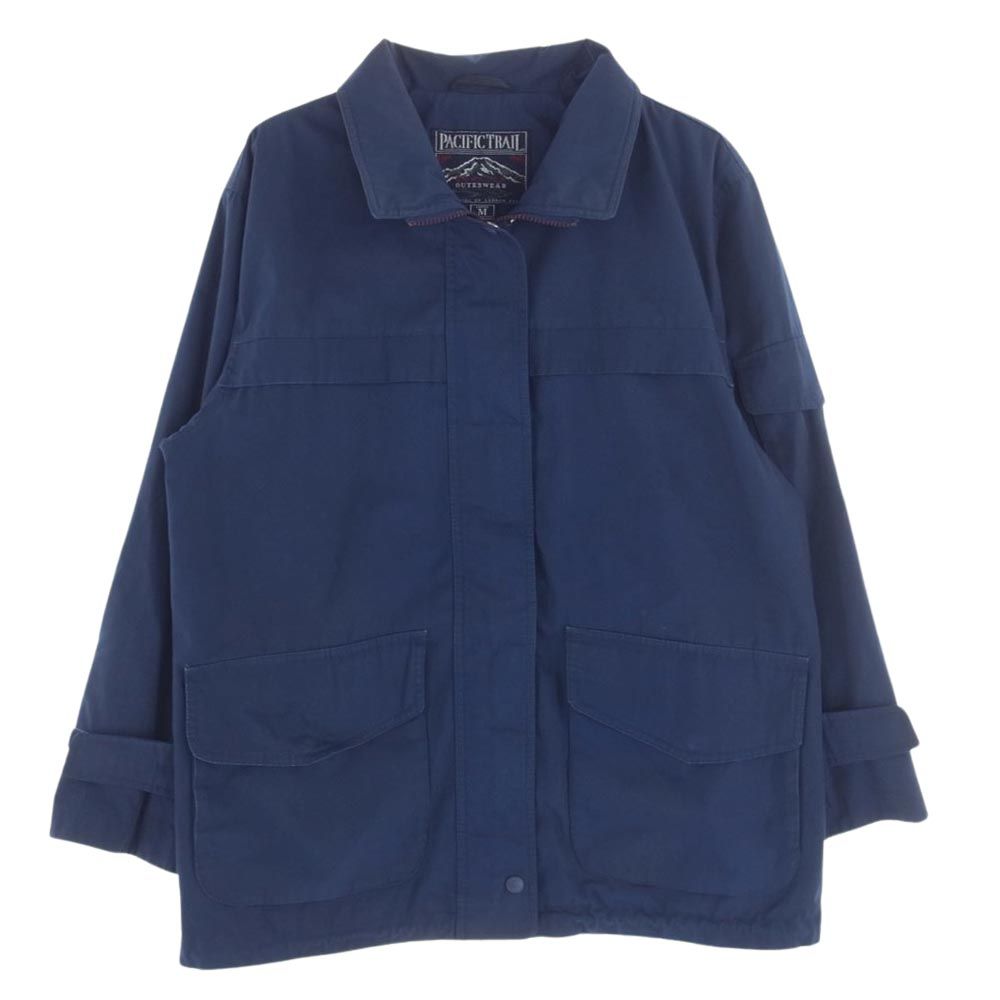 パシフィックトレイル pacific trail ジャケット ナイロン フルジップ ジャケット ネイビー系 ネイビー系 M【中古】
