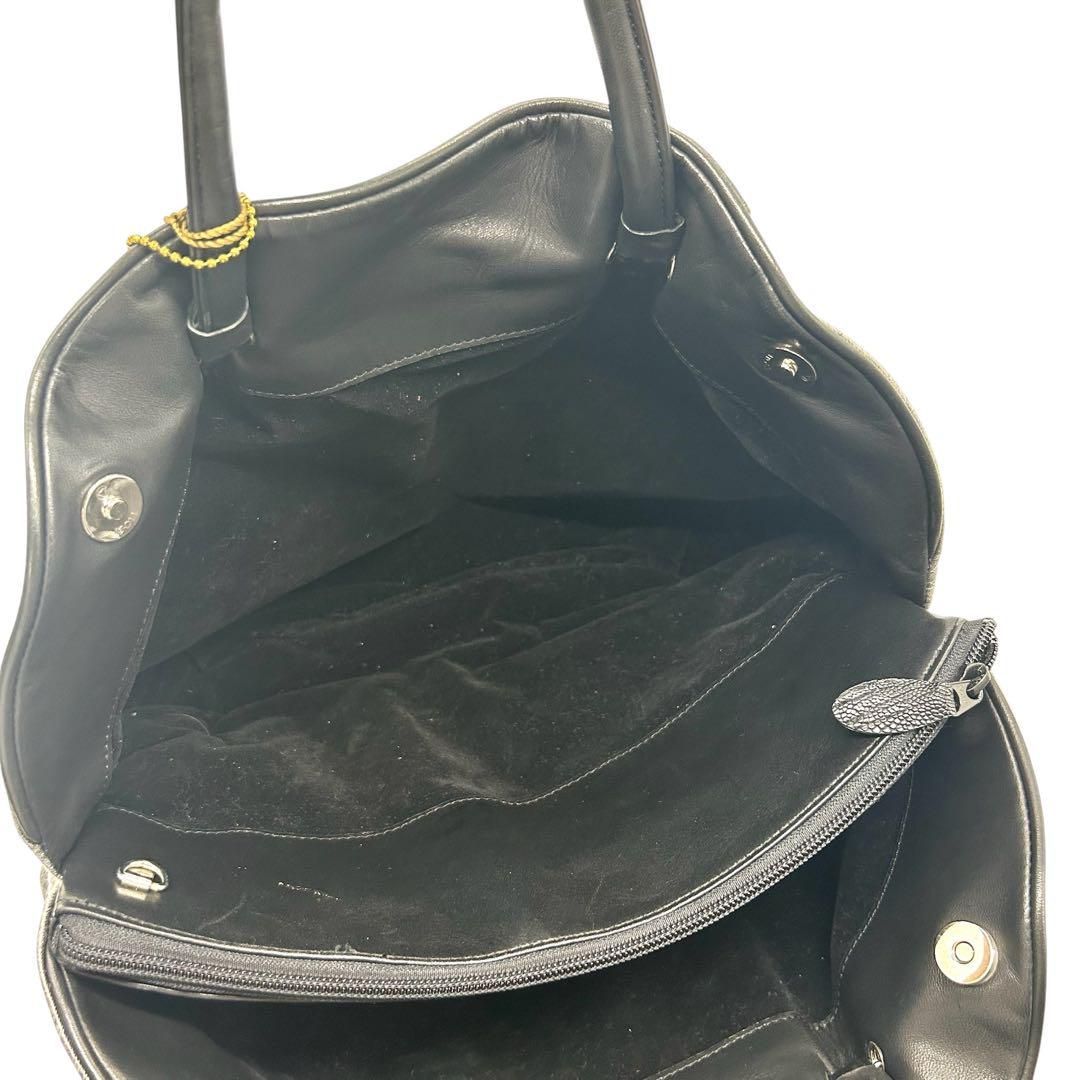 良品 2174 JRA イールスキン ハンドバッグ 2way グレー - メルカリ