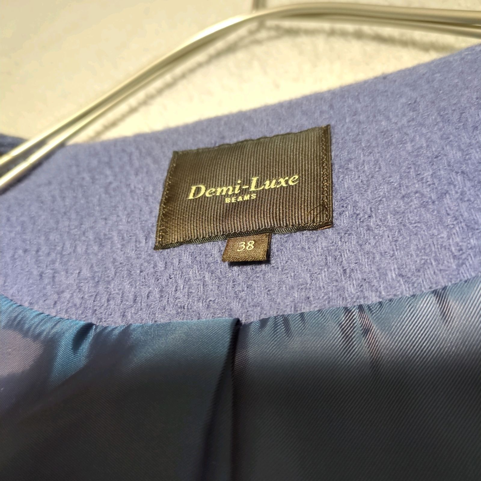 新品タグ有り　Demi-Luxe BEAMS グレー ウールコート 38サイズ Demi-Luxe BEAMS（デミルクス ビームス）のコート通販アイテム