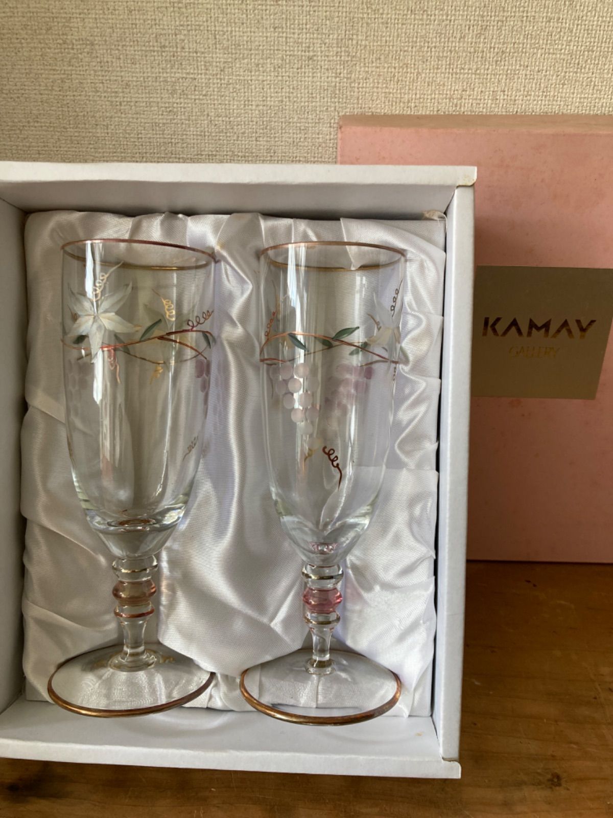 KAMEI GLASS カメイガラス ワイングラス ヴィンテージ 2脚セット