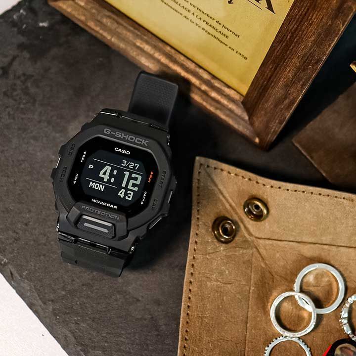 CASIO カシオ G-SHOCK Gショック ジーショック GBD-200-1 海外モデル Bluetooth デジタル ウレタン メンズ 腕時計  時計 ジースクワッド ランニングウォッチ スポーツ クオーツ - メルカリ