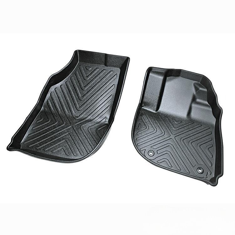 ヴェゼル RV3/4/5/6 2021(R3).4 - 3D ラバーマット 1列目用 フロアマット ブラック オールシーズン 防水 防汚 防傷 アウトドア レジャー カスタム カーパーツ