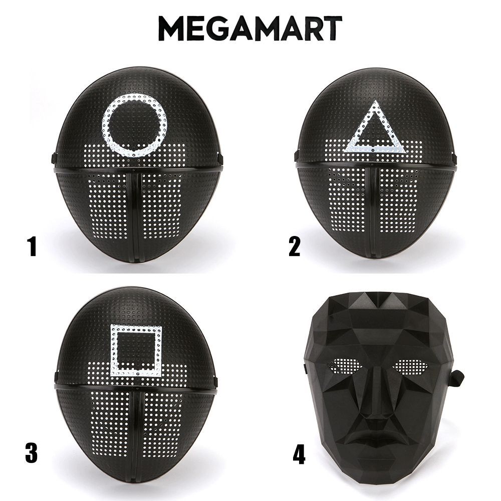 イカゲーム お面 マスク コスプレ ネットフリックス （Amazon.co