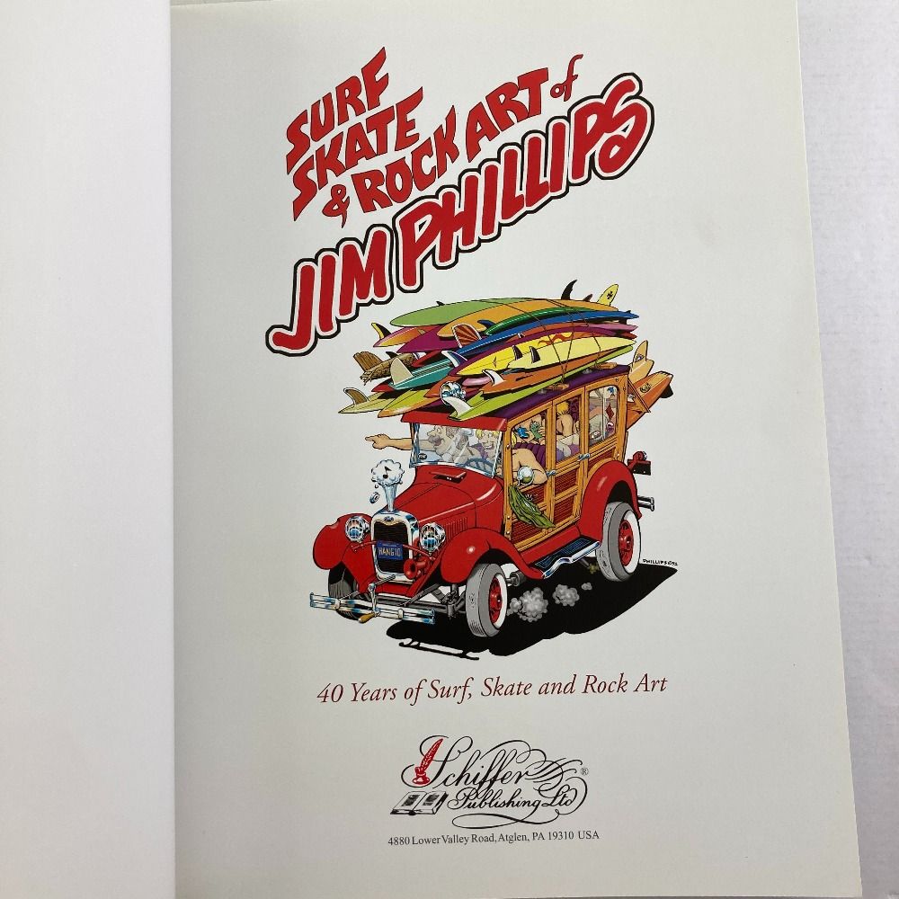 03w15911/【洋書】SURF SKATE ART & ROCK OF JIM PHILLIPS ジム