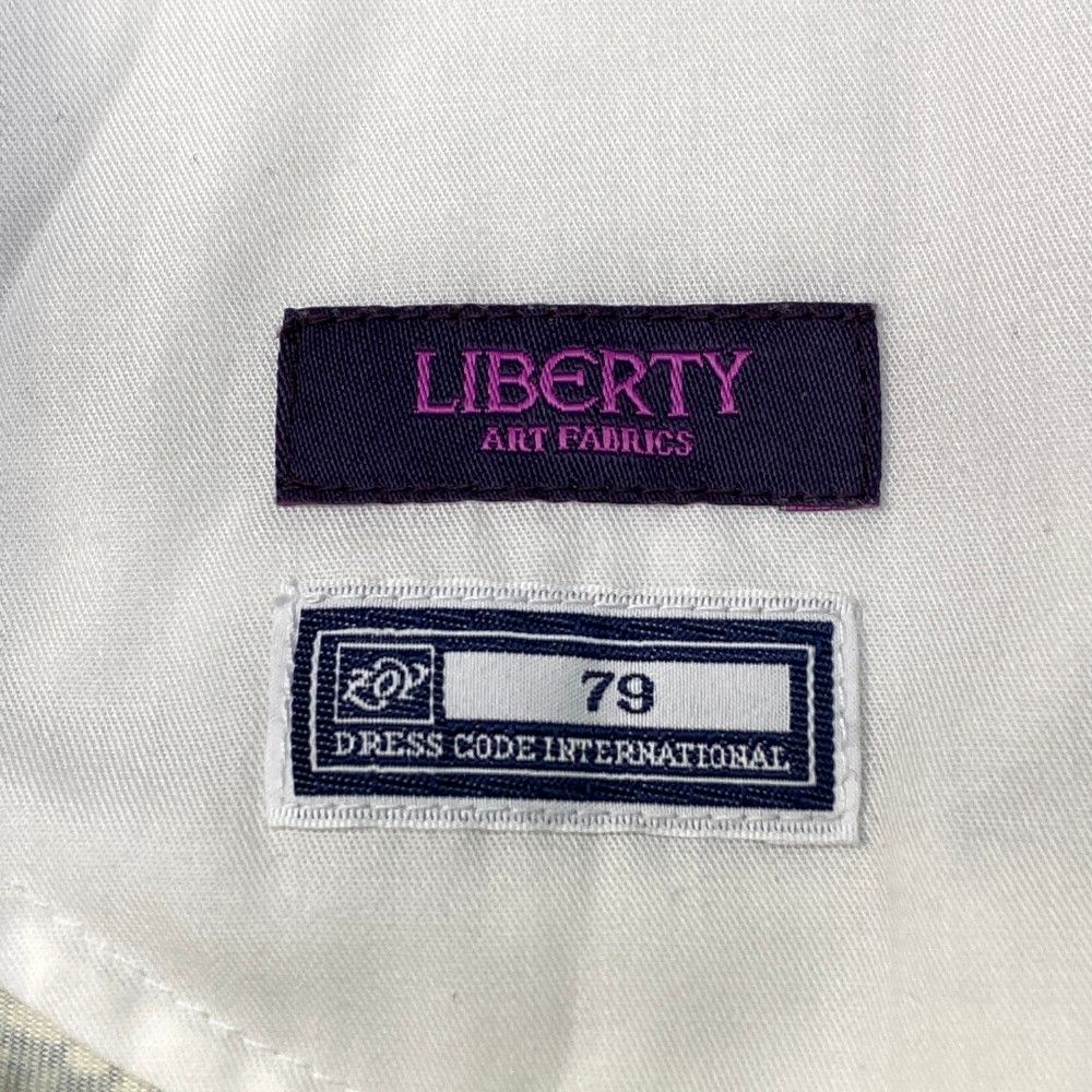サイズ：79 ZOY ゾーイ × LIBERTY コットン混 ストレッチパンツ 総柄 ブルー系 [240101415436] ゴルフウェア メンズ ストスト サイズ：79 ZOY ゾーイ × LIBERTY コットン混 ストレッチパンツ