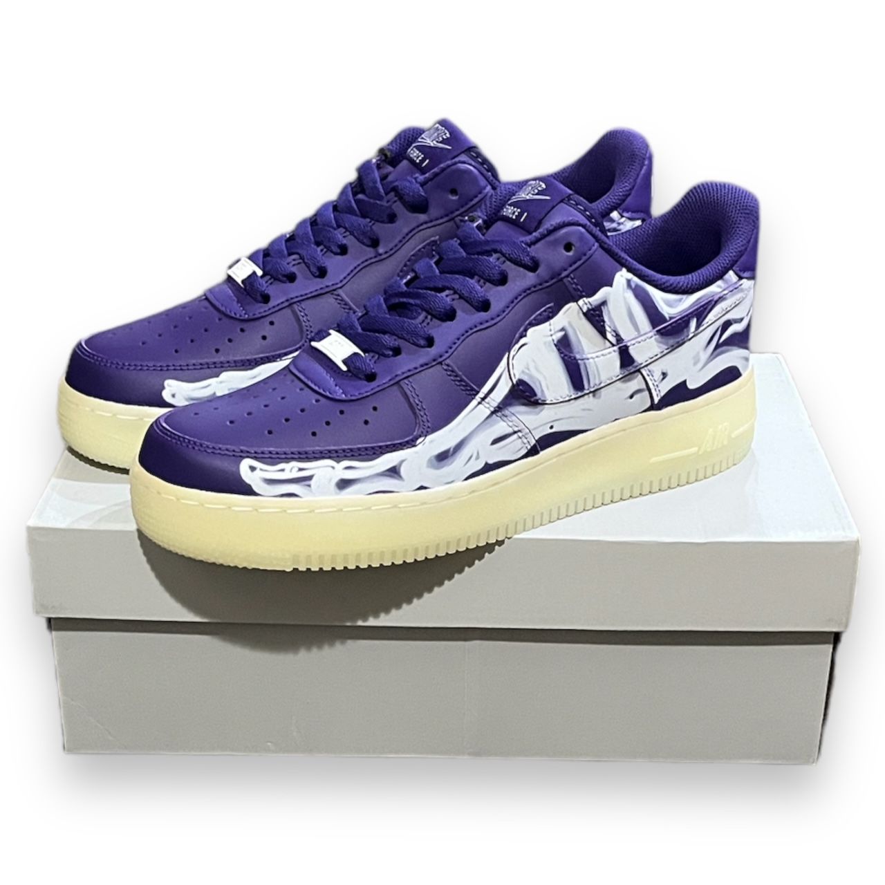 エアフォース1 スケルトンパープルNIKE AIR FORCE1 27cm