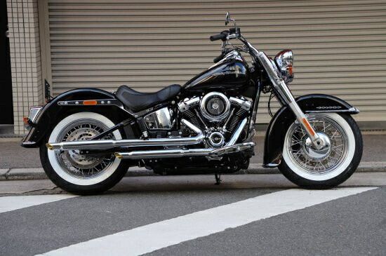 ブラスワイルドナロースラッシュ 2007〜17年FXSTD FLSTF FLSTFB 2017年FLSTN FLS|クローム|金エンド